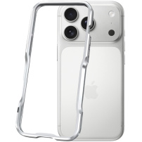 Luphie защитна метална рамка за iPhone 17 Pro - сребрист