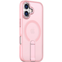 Кейс сгъваем със стойка и MagSafe за iPhone 17 - розов