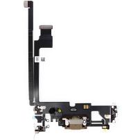 Лентов конектор за аудио и зареждане за Apple iPhone 12 Pro Max - златна