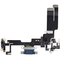 Конектор за зареждане и audio flex за Apple iPhone 14 - синя