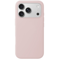 Силиконов калъф с MagSafe за iPhone 17 Pro Max - старо розов