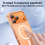 JOYROOM Skin Feel матов прозрачен Кейс с MagSafe за iPhone 17 Pro Max / 18 Pro Max - прозрачен
