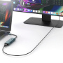 ONTEN UC123+ 6в1 хъб - HDMI / 3,5 mm jack / USB-C / 3x USB-A към USB-C - петролен