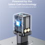 JOYROOM JR-TCG17 GaN адаптер за бързо зареждане с 2x USB-C порта - 45W - черен