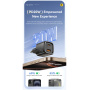 ESSAGER ES-CD54 mini адаптер за бързо зареждане с портове USB-C / USB-A - 20W - бял