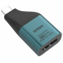 ONTEN UC103 видео адаптер - Display Port към USB-C - петролен