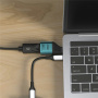 ONTEN UC103 видео адаптер - Display Port към USB-C - петролен