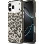 Karl Lagerfeld IML леопардов калъф с MagSafe за iPhone 17 Pro Max - кафяв