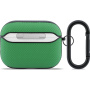 Lacoste Малък Пике Крокодилско Лого Кръпка калъф с карабина за AirPods Pro 3 - зелен