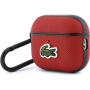 Lacoste Petit Pique Croc Logo Patch калъф с карабинер за AirPods Pro 3 - червен