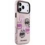 Karl Lagerfeld IML Мулти K&CH Глави калъф за iPhone 17 Pro Max - розов