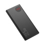 Baseus Adaman външна батерия с портове USB-C / 2x USB-A - 10 000 mAh - черен
