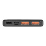 Baseus Adaman външна батерия с портове USB-C / 2x USB-A - 10 000 mAh - черен