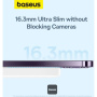 Baseus Magnetic Mini Air безжично MagSafe power bank с USB-C порт - 6 000 mAh - бяло