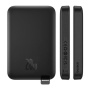 Baseus Magnetic Mini Air безжично MagSafe power bank с USB-C порт - 6 000 mAh - черен