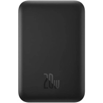 Baseus Magnetic Mini Air безжично MagSafe power bank с USB-C порт - 6 000 mAh - черен