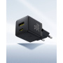 Baseus Palm зарядно устройство с USB-C / USB-A портове - 30W - черно