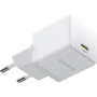 Baseus Палм зареждащ адаптер с USB-C порт - 20W - бял