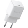 Baseus Палм зареждащ адаптер с USB-C порт - 20W - бял