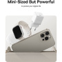 Baseus Палм зареждащ адаптер с USB-C порт - 20W - бял
