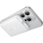 Baseus PicoGo Qi2 безжично MagSafe зарядно устройство с вграден USB-C кабел и USB-C порт - 10 000 mAh - бяло