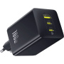 Baseus EnerFill FE11 бързозареждащ адаптер с портове 2x USB-C / USB-A - 100W - черен