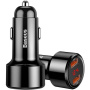 Baseus Magic автомобилно зарядно с 2x USB-A порта - 45W - черно