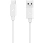 Spigen Основен кабел за зареждане и данни - USB-A към USB-C - 1 м - бял