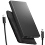 Spigen Essential външна батерия с портове 2x USB-C / USB-A - 10 000 mAh - черна