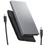 Spigen Основна външна батерия с портове 2x USB-C / USB-A - 10 000 mAh - сива