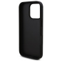 Karl Lagerfeld Капак Saffiano Karl and Choupette за iPhone 16 Pro - черен