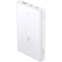 Baseus PicoGo power bank с портове 2x USB-C / USB-A - 10 000 mAh - бял