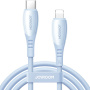 JOYROOM S-A59 кабел за зареждане и пренос на данни - USB-C към Lightning - 1,2 m - син
