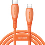 JOYROOM S-A59 кабел за зареждане и данни - USB-C към Lightning - 1,2 m - оранжев