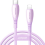 JOYROOM S-A59 кабел за зареждане и пренос на данни - USB-C към Lightning - 1,2 m - лилав