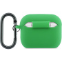Lacoste Croc Logo силиконов калъф с карабинер за AirPods Pro 3 - зелен