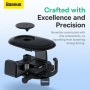 Baseus UltraControl Lite Series стойка за кола за стъкло и табло за iPhone - черен
