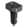 Baseus S09 Pro Bluetooth FM трансмитер за кола с портове USB-C / 2x USB-A - черен