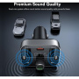 Baseus S09 Pro Bluetooth FM трансмитер за кола с портове USB-C / 2x USB-A - черен