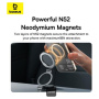 Baseus MagPro Series II сгъваема магнитна стойка за кола за табло за iPhone - черна