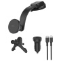 BELKIN Boost Charge Qi2 магнитна стойка за кола за табло и вентилационна решетка с безжично зареждане за iPhone - черен
