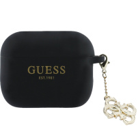 Guess 4G Charms силиконов калъф за AirPods Pro 3 - черен