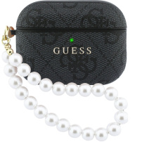 Guess 4G Classic Logo Pearl Strap калъф за AirPods Pro 3 - сив