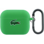 Lacoste Croc Logo силиконов калъф с карабинер за AirPods Pro 3 - зелен