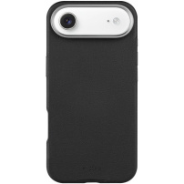FIXED MagLeather кожен калъф с MagSafe за iPhone Air - черен