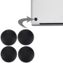 Резервни долни гумени крачета за MacBook Pro 13" (A1278) / Pro 15" (A1286) / Pro 17" (A1297) - 4 бр. - черно