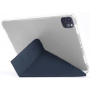 Калъф с оригами стойка и място за Apple Pencil за iPad Air 4 (2020) / Air 5 (2022) / Pro 11" (2018-2022) - тъмно син