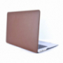 Кейс с кожена повърхност за MacBook Air 13" (A1237 / A1304 / A1369 / A1466) - кафяв