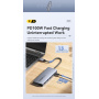 ESSAGER ES-HB01 6в1 hub - SSD disk / HDMI / 2x USB-C / 2x USB-A към USB-C - тъмносив