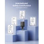 JOYROOM JR-TCG17 GaN адаптер за бързо зареждане с 2x USB-C порта - 45W - черен
